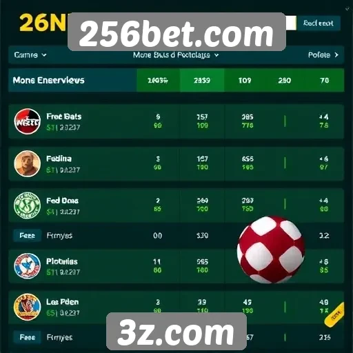 Comparação de bônus oferecidos pelo 256bet.com