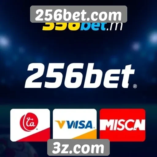 Métodos de pagamento disponíveis no site 256bet.com